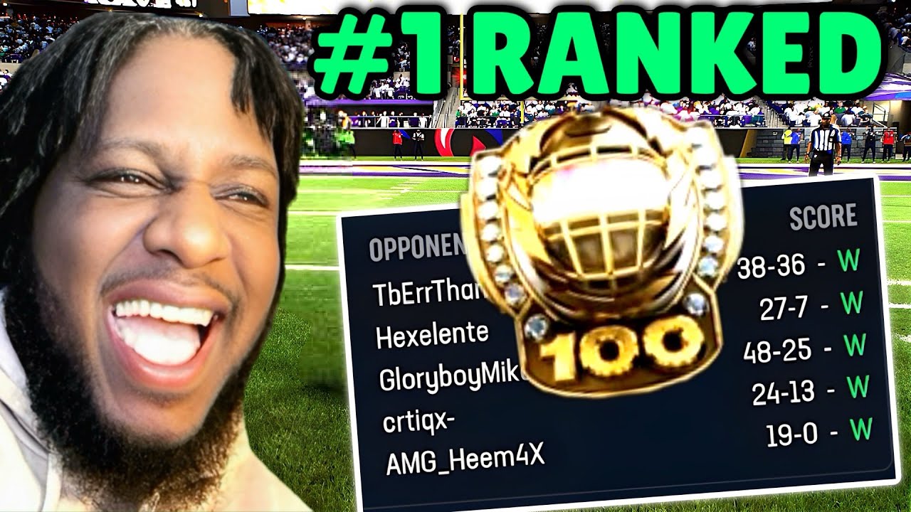 Im Ranked #1 In The World In Madden 26!