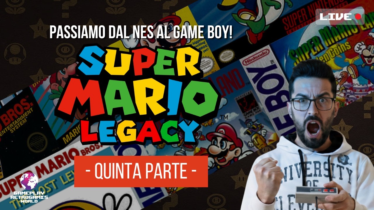 Passiamo dal NES al GAME BOY! - Super Mario Legacy - (5a Parte)