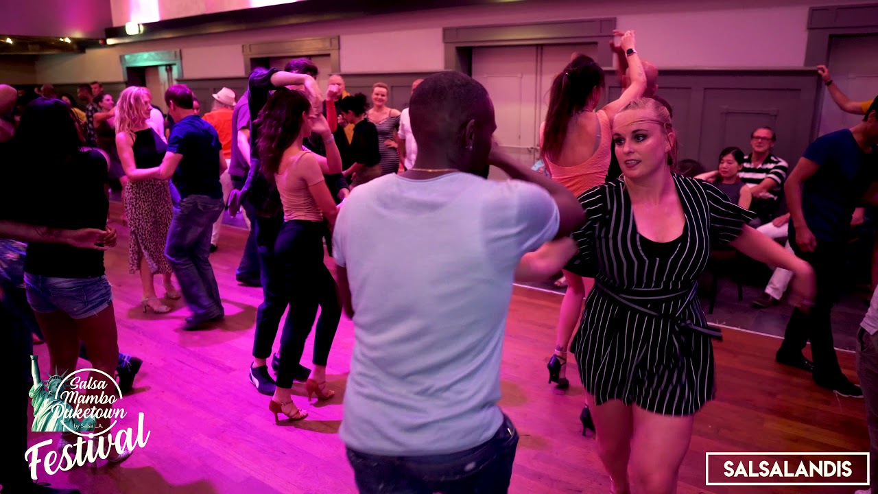 Brian & Linda dancing Salsa @ Mambo Duketown Salsa & Bachata Festival - 27 July 2019