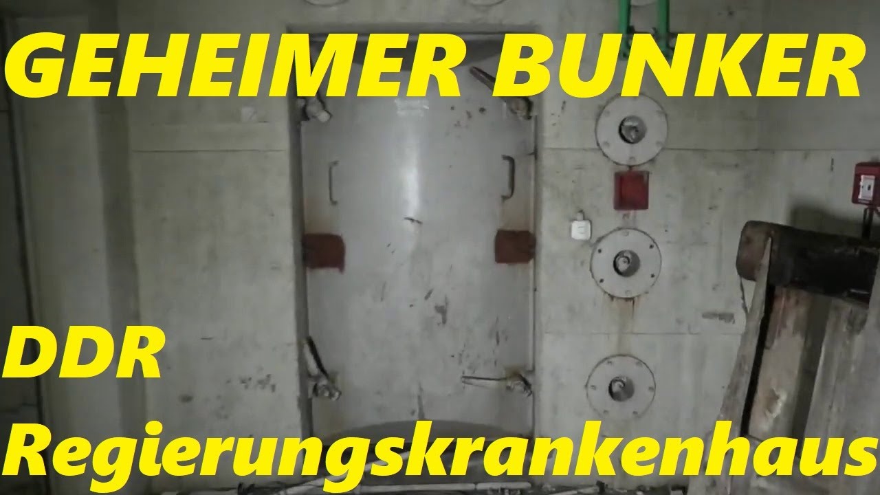 GEHEIME UNTERWELT im BUNKER im DDR REGIERUNGSKRANKENHAUS WIR WAREN DRIN! #UrbexExtrem