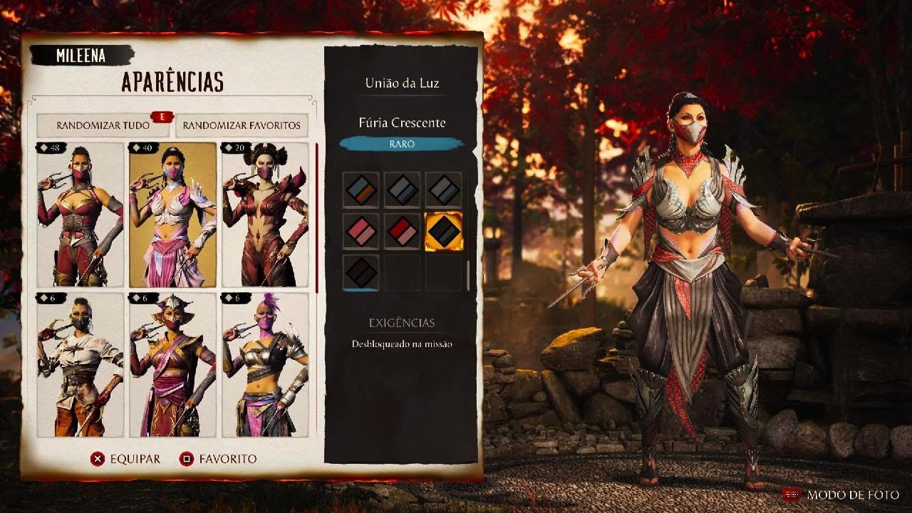 Semana 6: Mileena (fúria crescente) Temporada 16 (8) - Mortal Kombat 1