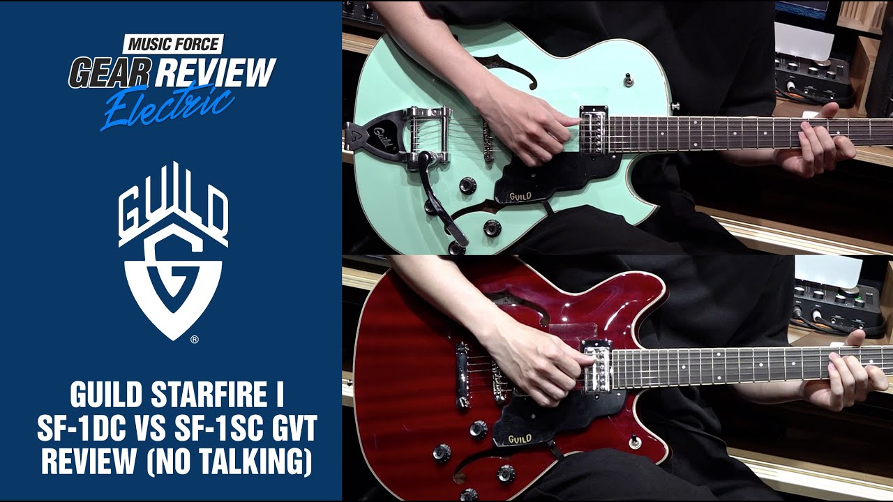 Guild Starfire I SF-1DC VS SF-1SC GVT Review (No Talking)
