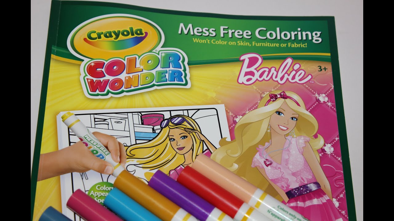 Barbie!! Crayola Color Wonder!!
