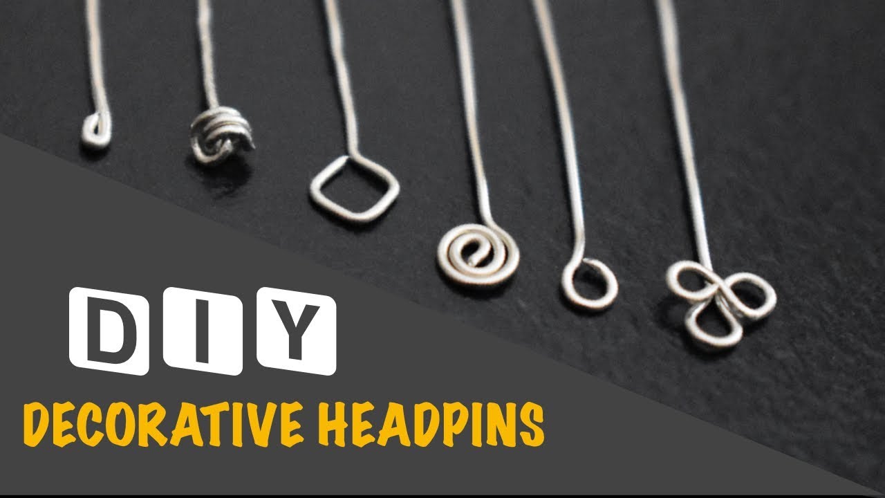 How to make Decorative Headpins | Jewellery Making | Wire Jewellery Findings | VHMJ