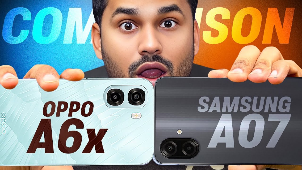 Oppo A6x vs Samsung A07 – Real Speed & Camera Test | Reality Check | Hindi/Urdu