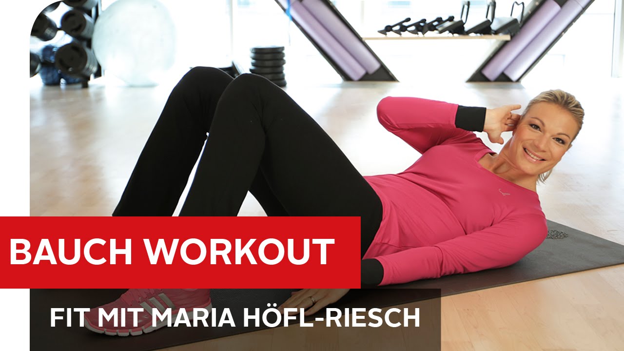 Bauch Training für zu Hause  – Einfaches & effektives Fitness Workout mit Maria Höfl-Riesch – OTTO