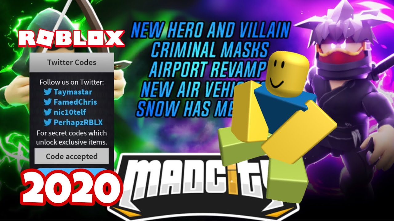 All Working Mad City Codes 2020 (Roblox)