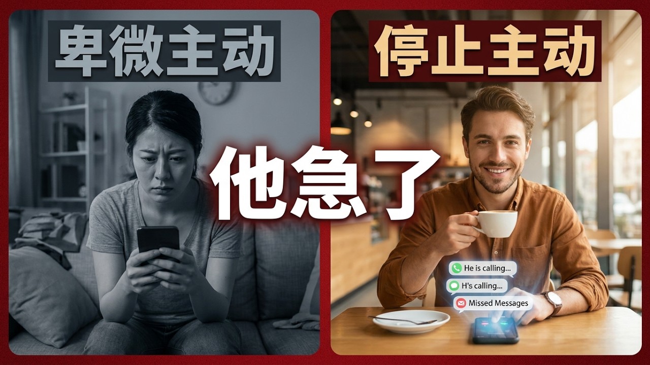 你不再主动对方会有什么心理变化