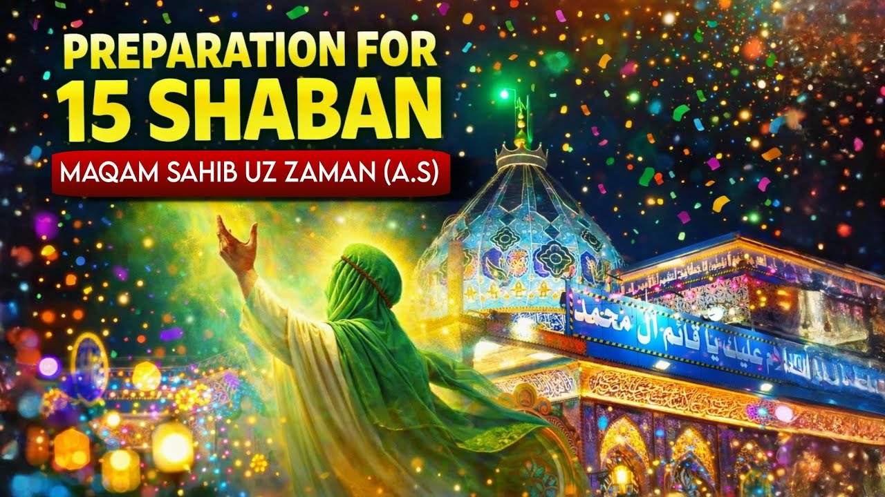 Preparation for 15 Shaban | Maqam E Sahib Uz Zaman A.S Karbala 