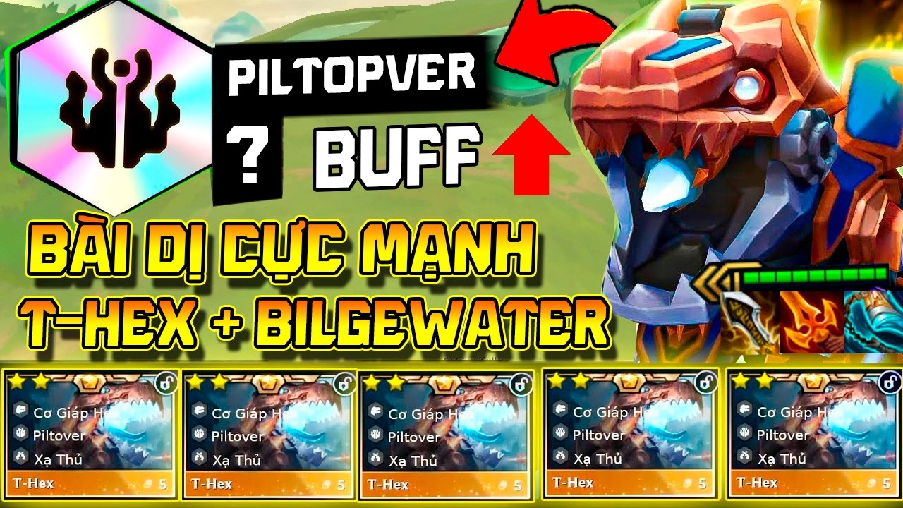 CHẤP HẾT MỌI BÀI VỞ META 16.5 : T-HEX BILGEWATER ÁP ĐẢO HOÀN TOÀN TỈ LỆ LỌT TOP CỰC CAO !!