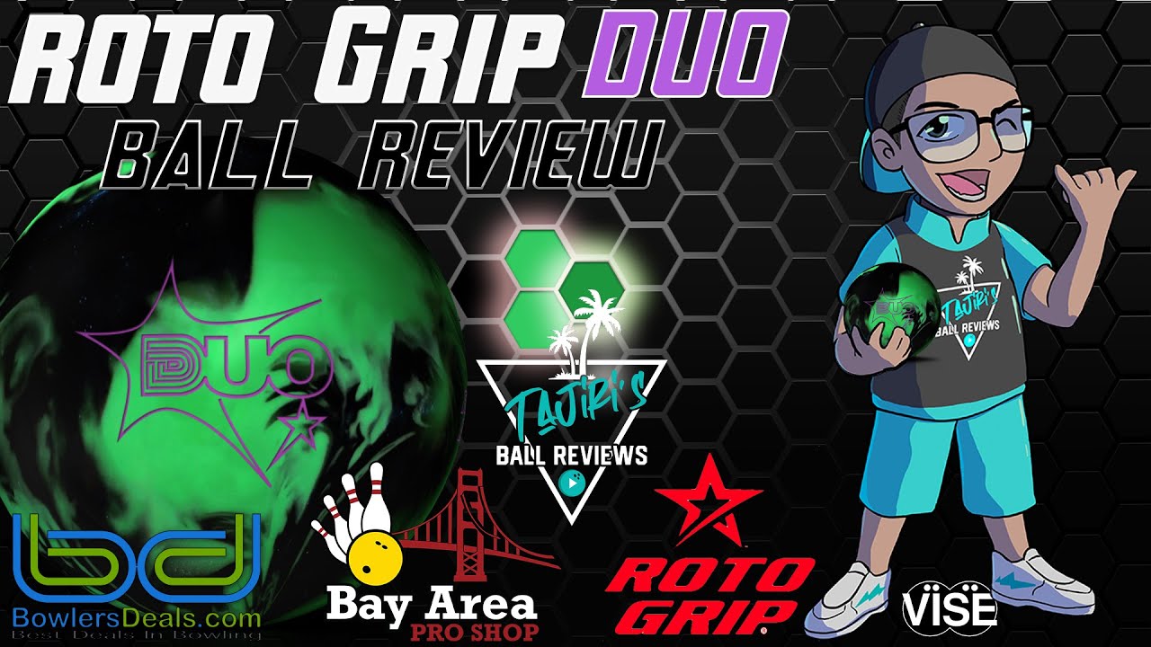 Roto Grip Duo... the Zen's brother?? | Tajiri's Ball Reviews - 4K
