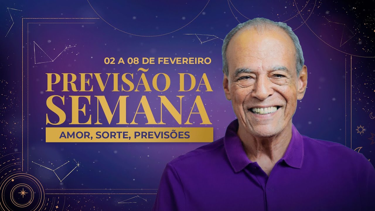 Horóscopo semanal de 02 à 08 de Janeiro | POR JOÃO BIDU