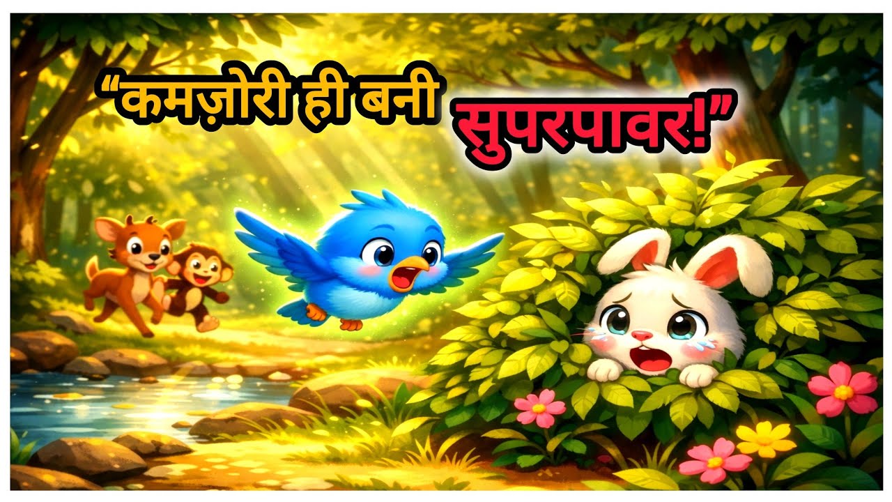 चतुर चिड़ियों की दोस्ती🐦🐥 , #hindi khani #chidiyawalacartoon  #cartoon khani