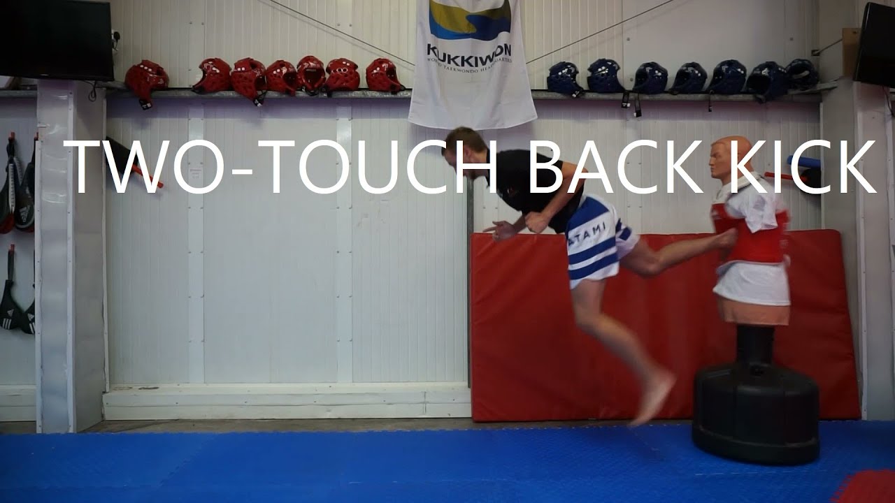 How to two-touch back kick