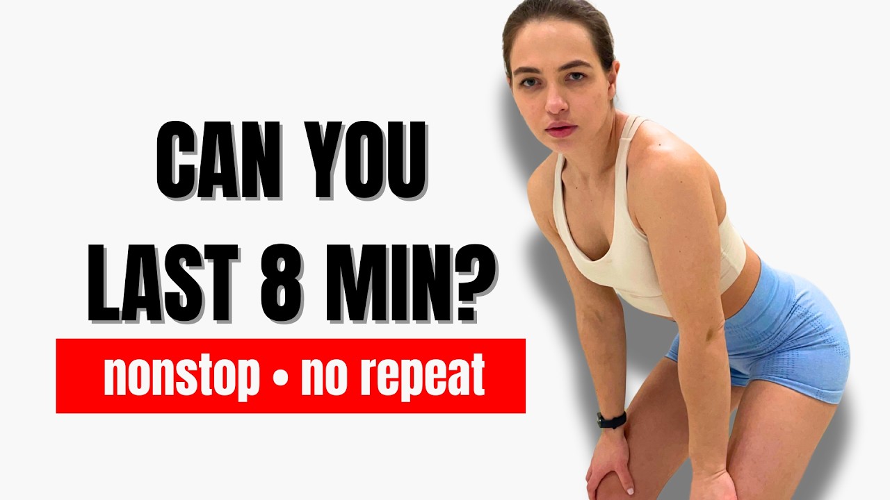 8 Min Standing Tabata Workout 🔥 Full Body | No Equipment