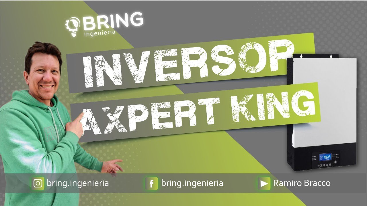 inversor solar Voltronic Axpert King de 5Kw. UPS online. Mejor que un estabilizador.