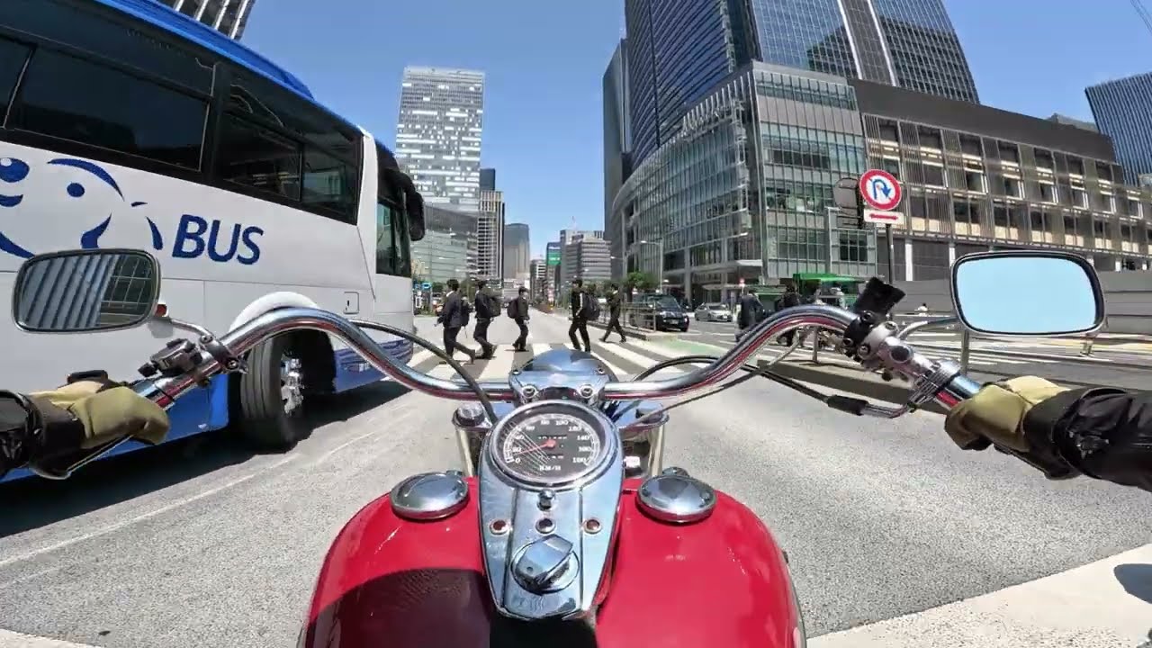 Harley Davidson Tokyo Ride exhaust sound