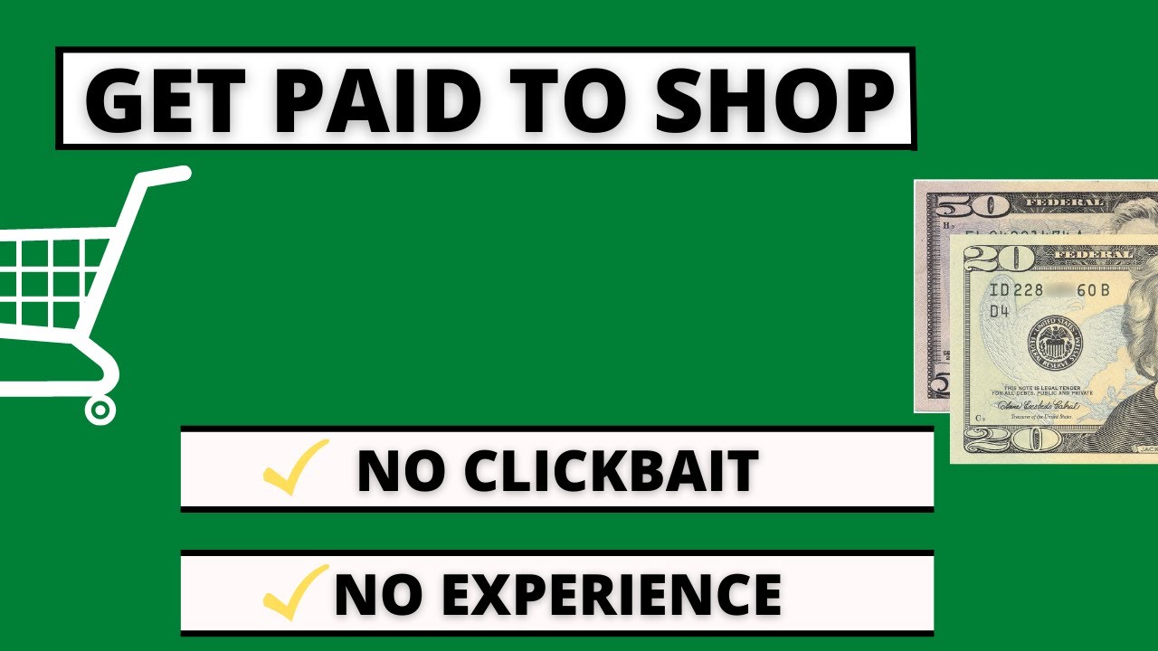 Get Paid to Shop - Simple Options w/ Honest Earnings