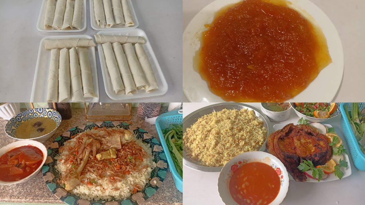فرزت بورك وغسلت الثلاجة 😊مربى اليقطين 😋 سمج كلي وتمن شعريه تبسي بذنجان 