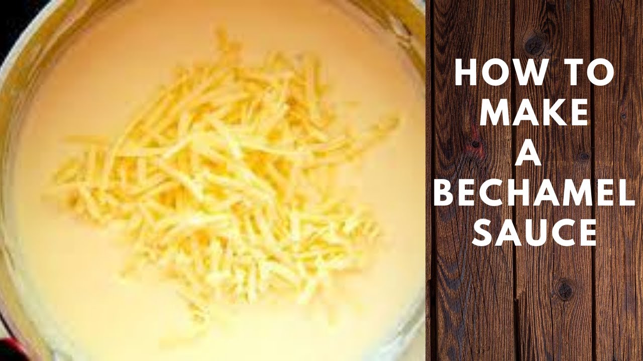 How to make a B&eacute;chamel sauce | Cooking with Chef Jimmy | Ask the Chef | ASMR