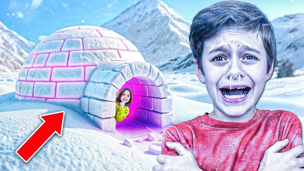 J'ai Construit Un IGLOO GAMING EPIC !
