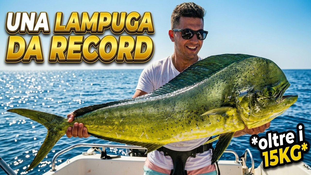 LAMPUGA di oltre 15kg a Traina d'altura *ENORME*