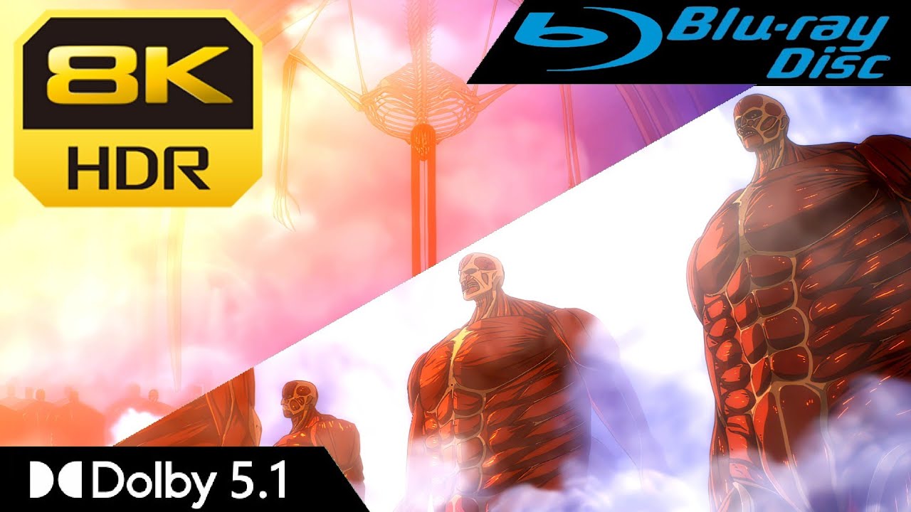 [8K HDR] Rumbling Arrives in Marley - Attack on Titan | Blu-Ray &bull; Dolby 5.1