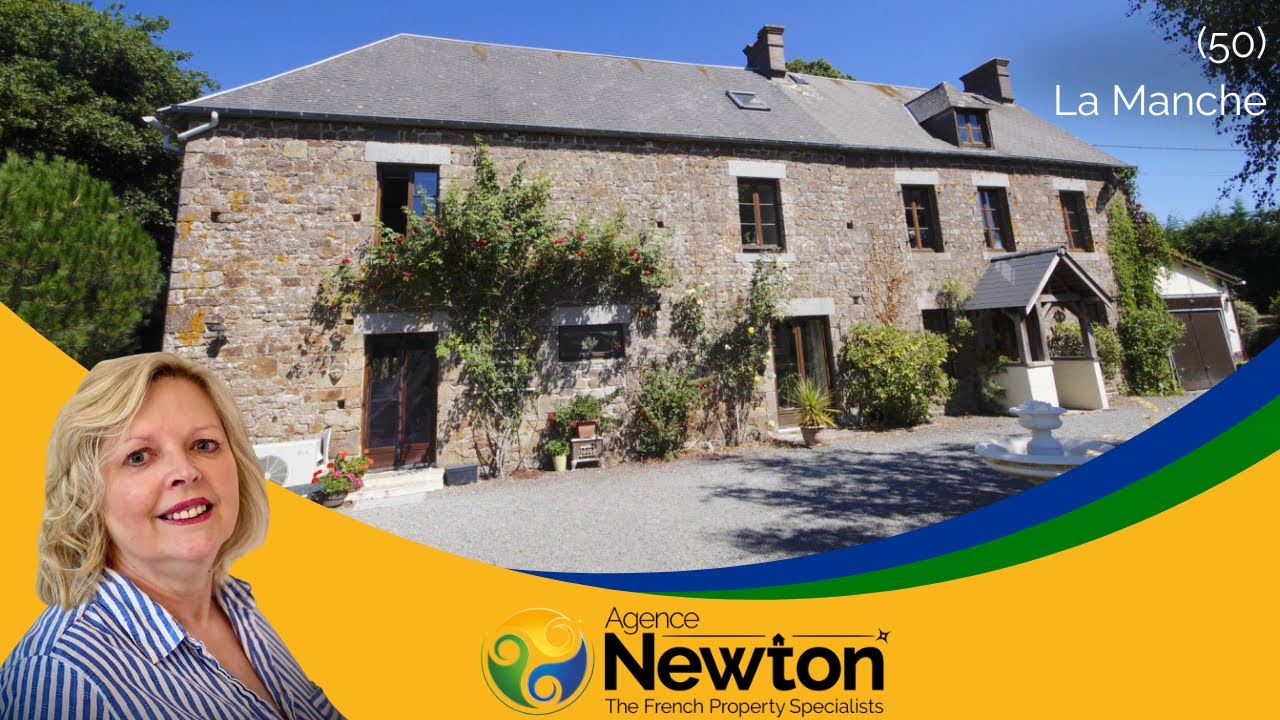 PROPERTY FOR SALE-Charming 3-Bedroom Stone House in Normandy Countryside