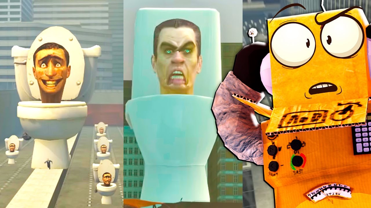 СКИБИДИ ТУАЛЕТ ЗАХВАТИЛ МИР! ВСЕ СЕРИИ Skibidi Toilet 1-28 Episodes РОБЗИ