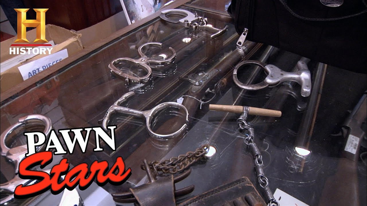 PAINFUL PRICE for CREEPY COLLECTION of Vintage Handcuffs (Season 7) | Pawn Stars
