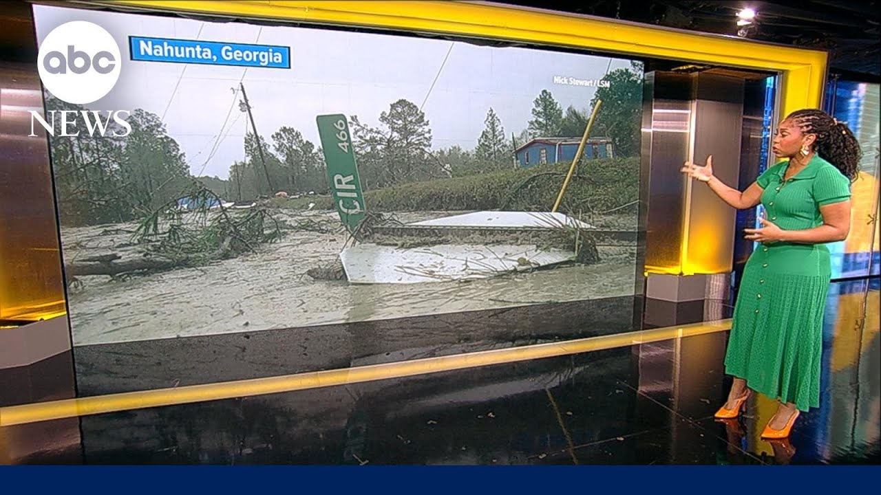 Severe weather hitting the South as rain and snow falls on the Northeast
