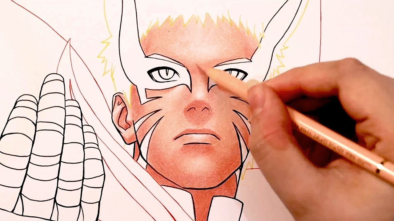 Real Time Drawing - Naruto Baryon Mode