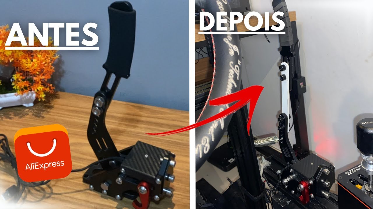 TUNEI MEU FREIO DE MÃO DA ALIEXPRESS😲😲😲