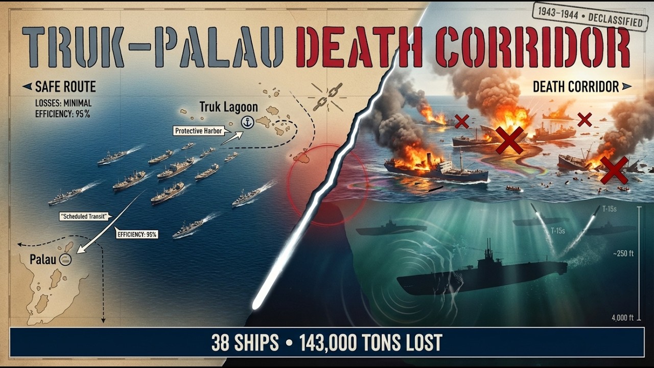 The Naval Route Enemy Command Failed to Reroute in Time