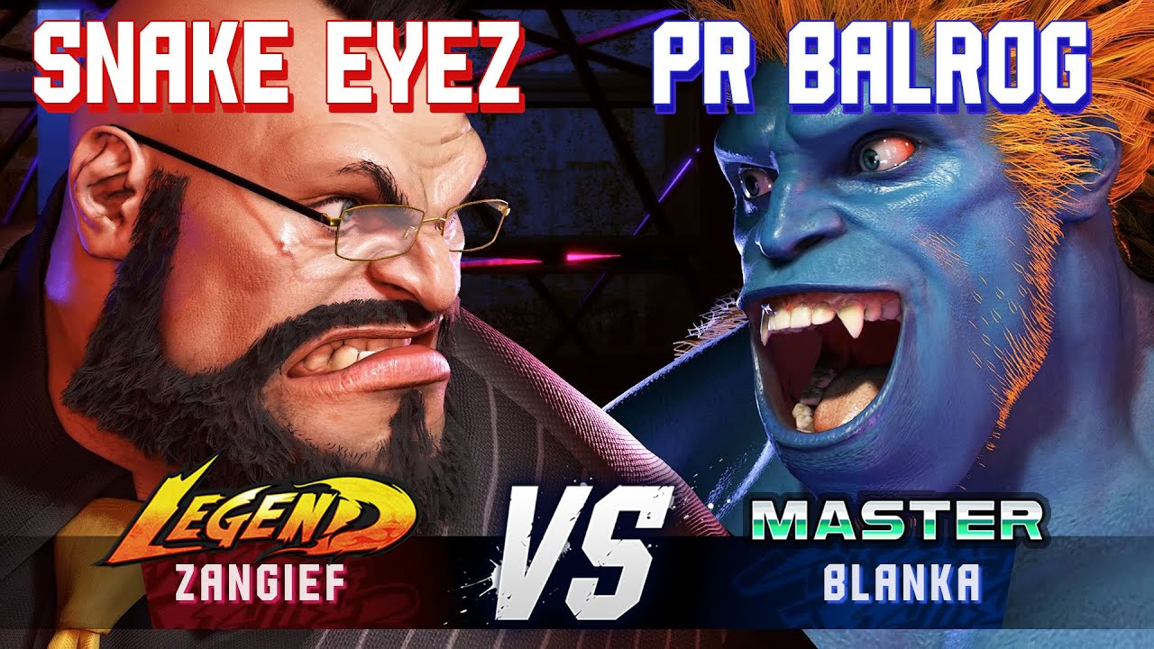 SF6 ▰ SNAKE EYEZ (Zangief) vs PR BALROG (Blanka) ▰ High Level Gameplay