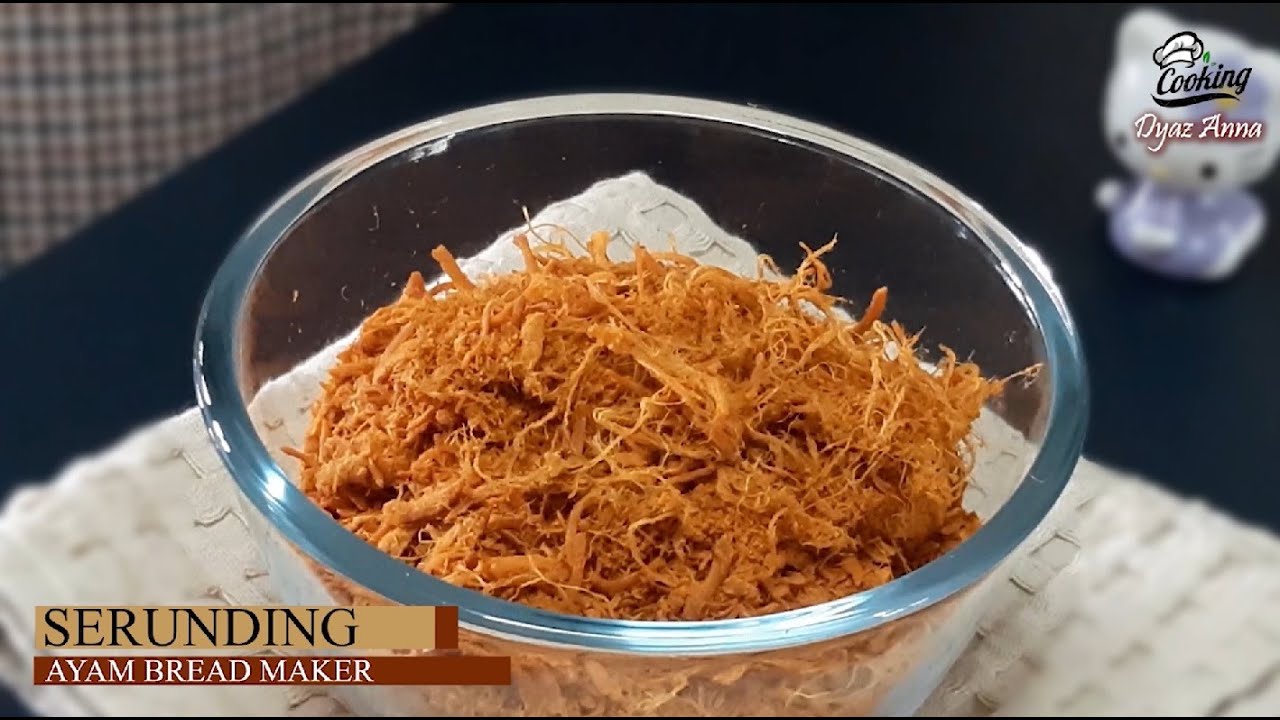 SERUNDING AYAM BREAD MAKER | Cara Paling Senang Buat Serunding Ayam Guna Bread Maker..