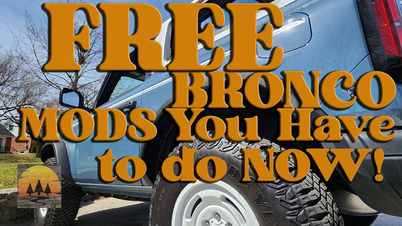 FREE Bronco ForScan Hacks you HAVE to do!