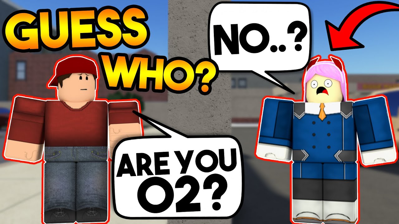 GUESS WHO IN ARSENAL!? (ROBLOX)