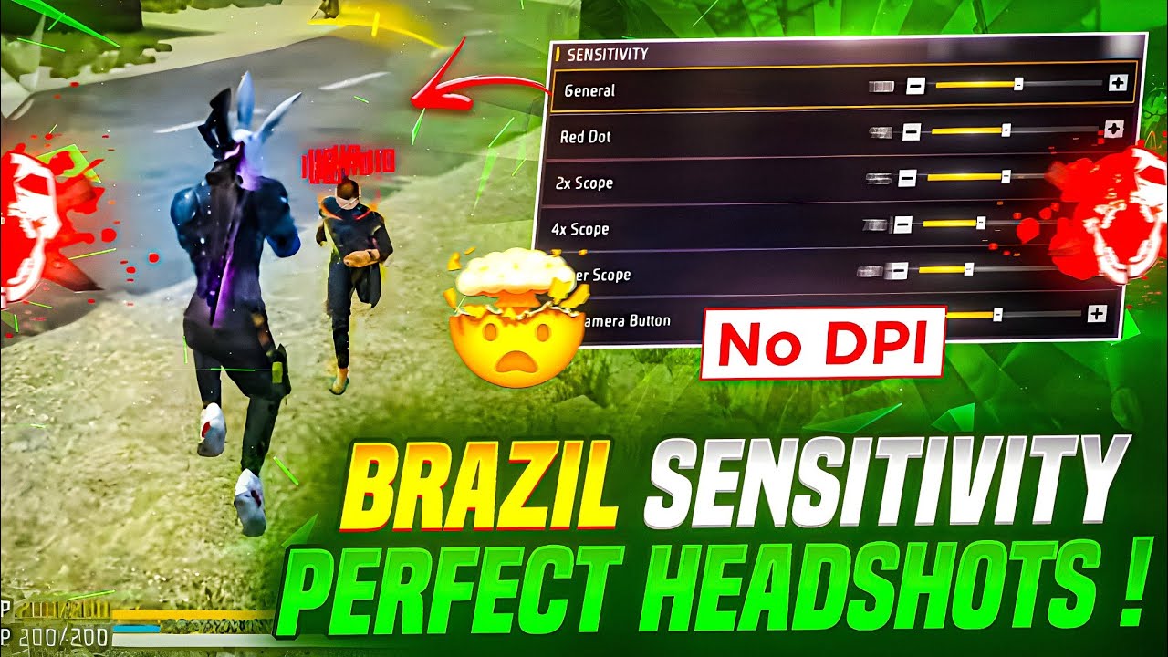 Best Headshot Settings For Free Fire!