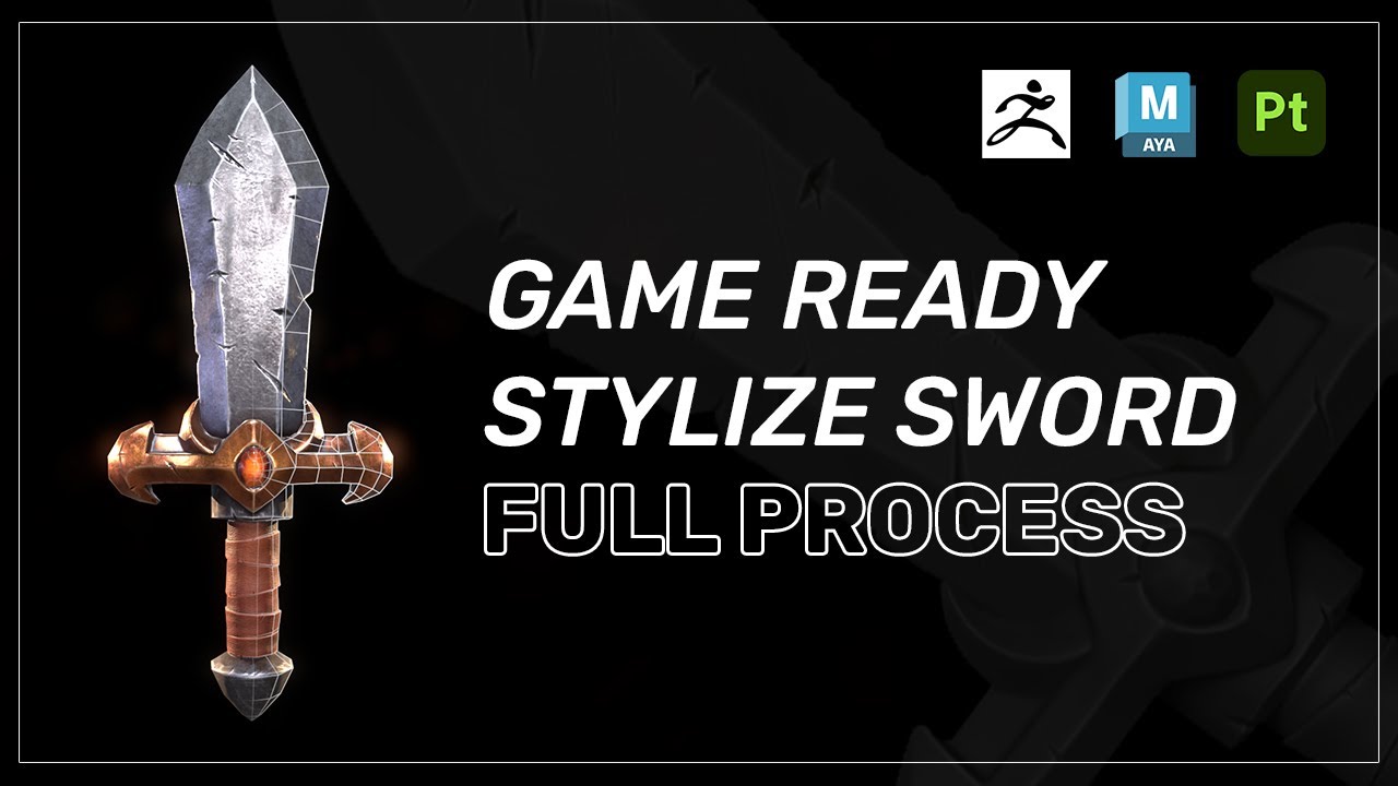 From Concept to Game-Ready: Creating a Stylized Sword Tutorial