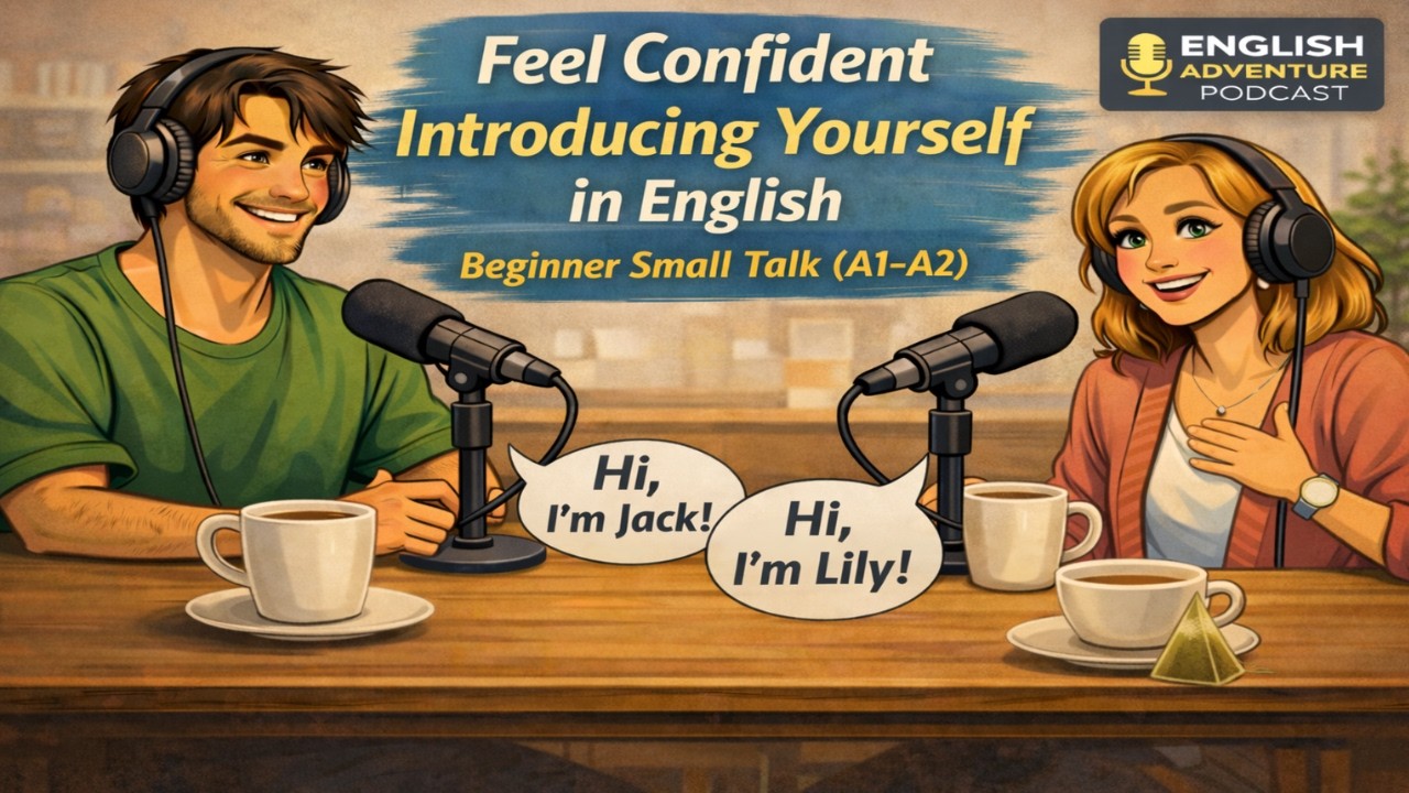 Feel Confident Introducing Yourself in English | Beginner Small Talk (A1–A2)