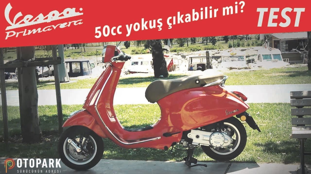 Ehliyet gerektirmeyen motosiklet !? | Vespa Primavera 50 | TEST