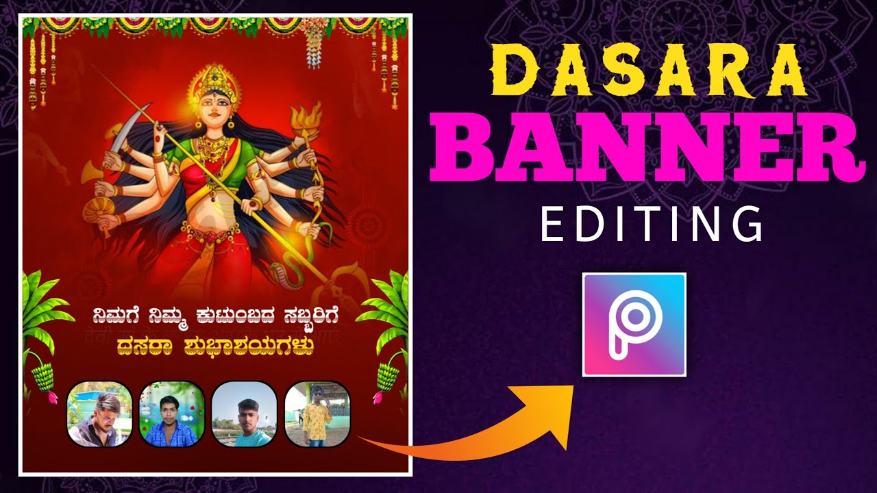Dasara banner editing kannada dasara photo editing banner editing in mobile. @LuckyLikeshYash