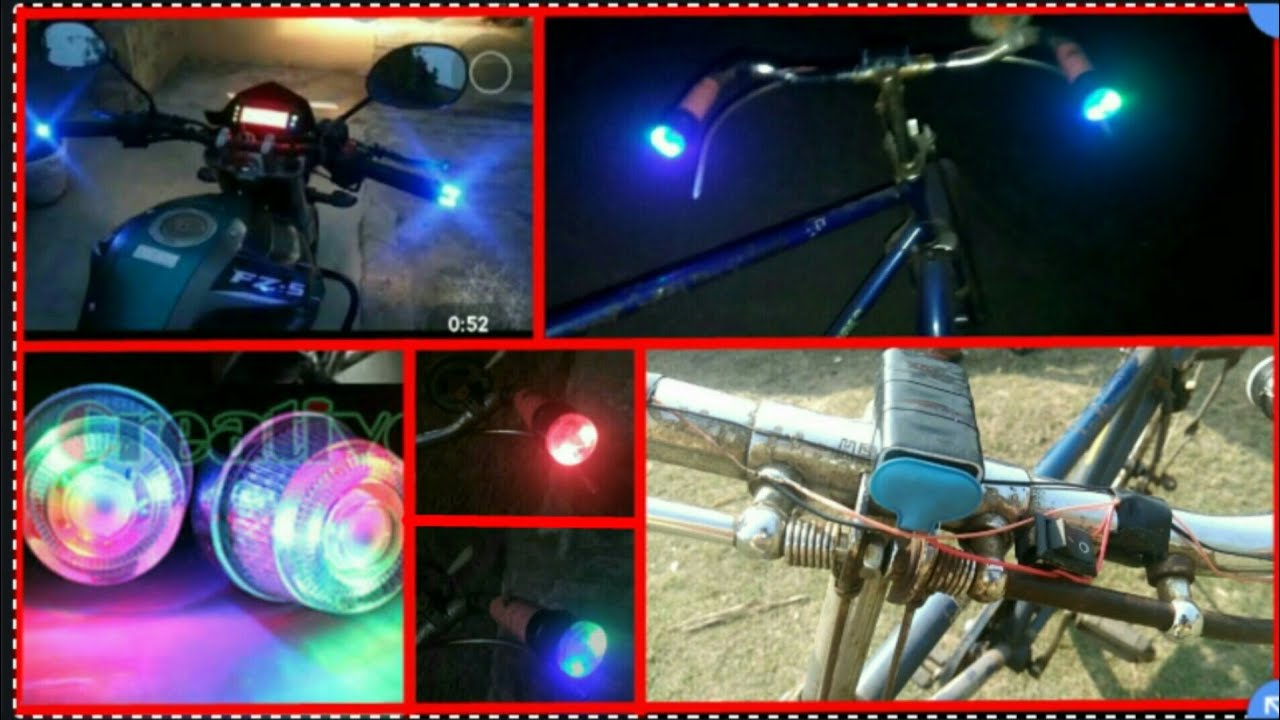 Bar End Light Make A Bay Cycle At Home (Sk.Engineering)