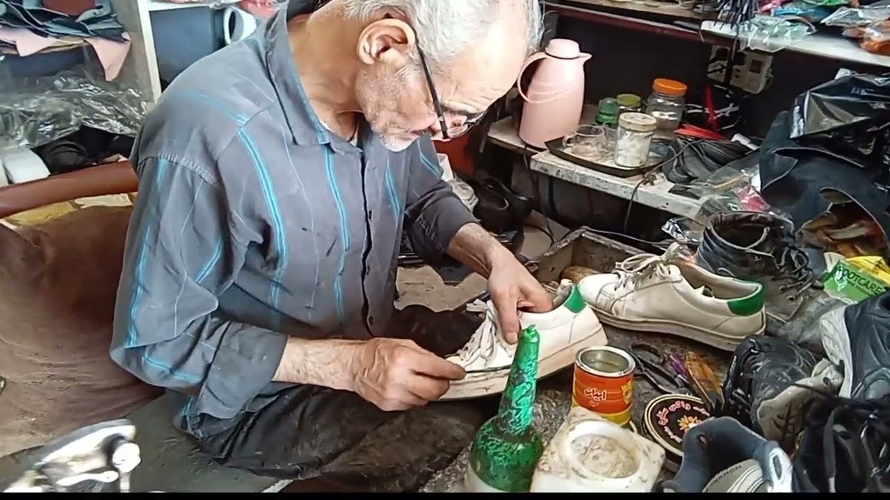 White Dress Sneakers Repair — One Wrong Stitch or Glue, Total Disaster Ahead