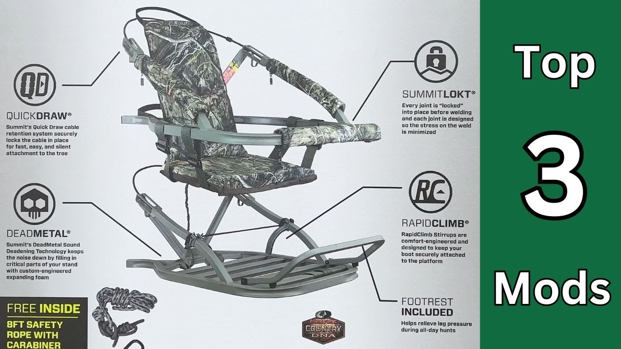 Top 3 Upgrades for Summit Climbing Treestands