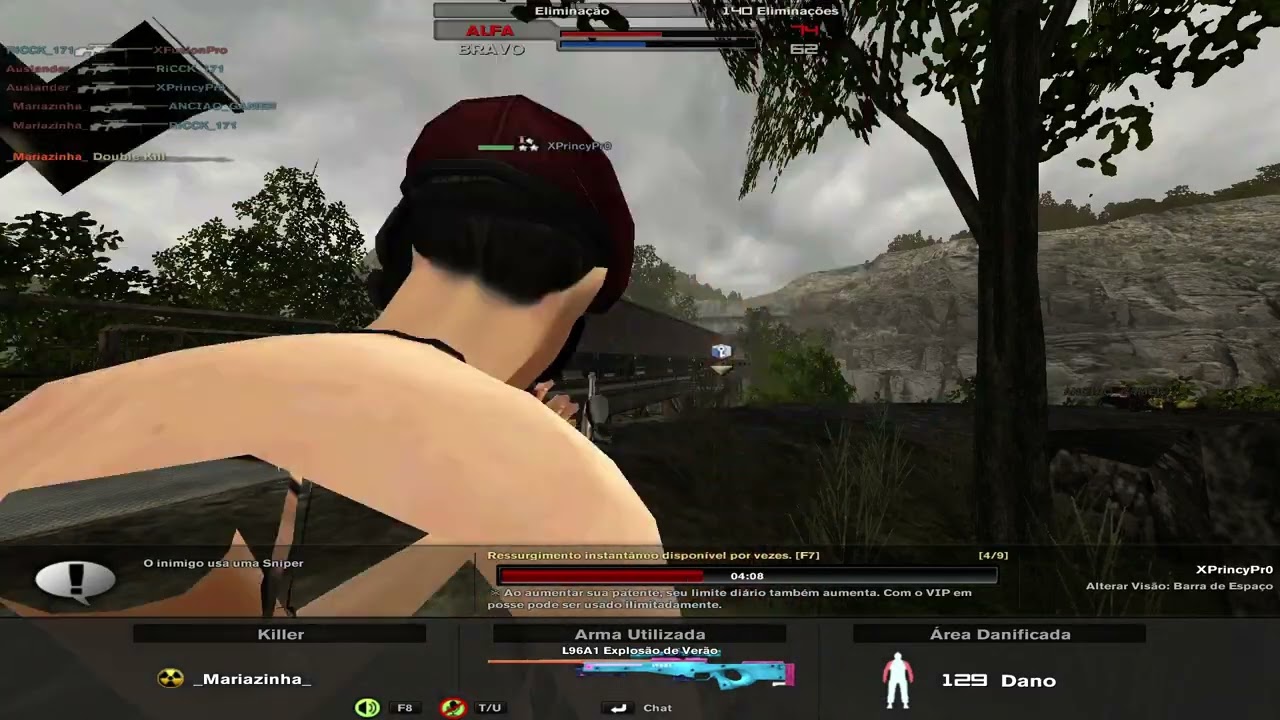 Combat Arms uma cara sem joga kill creek da nisso