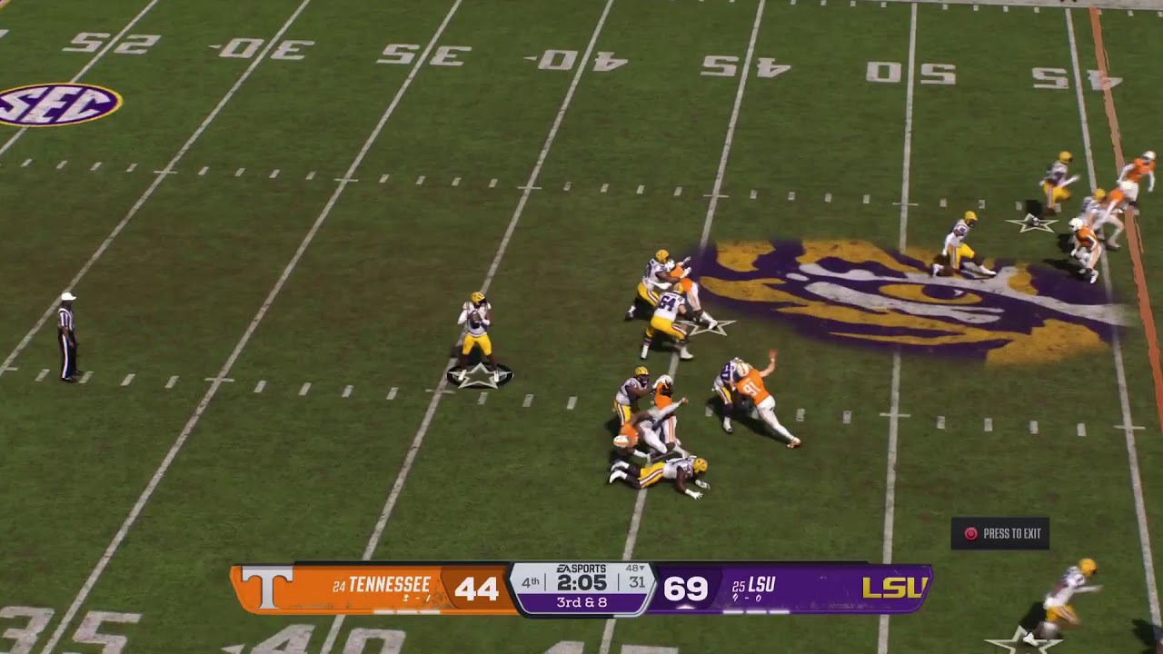 CFB26| TENNESSEE VS LSU |WK6|NFCL COLLEGE SERIES #TAKEOFF