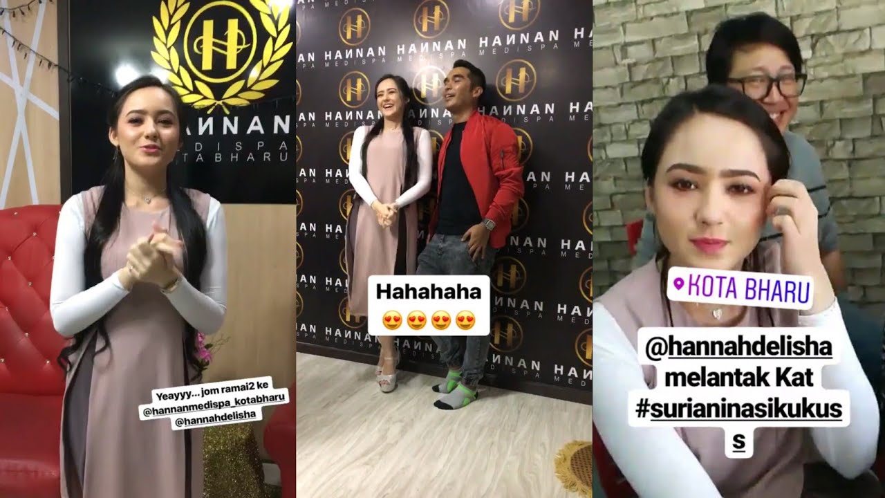 Comel lote bila Hannah Delisha cuba kecek kelate