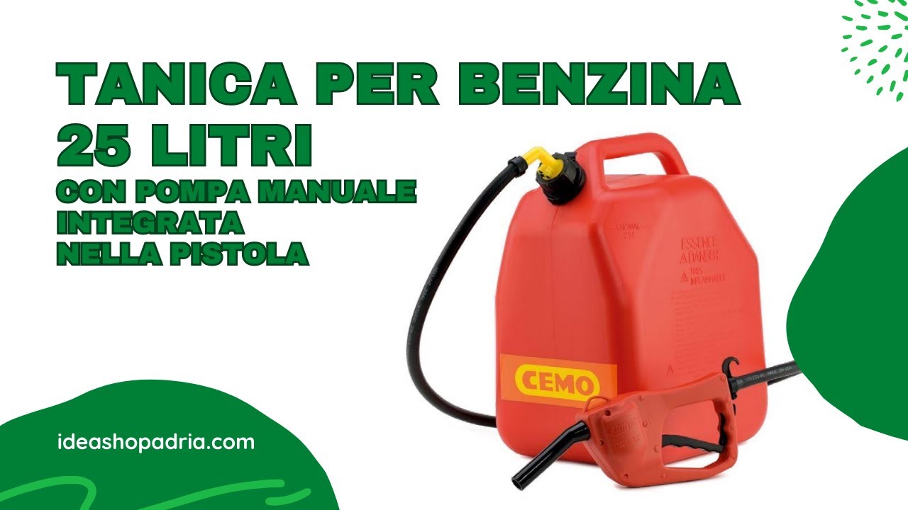 Tanica trasporto/travaso Benzina: praticità e sicurezza